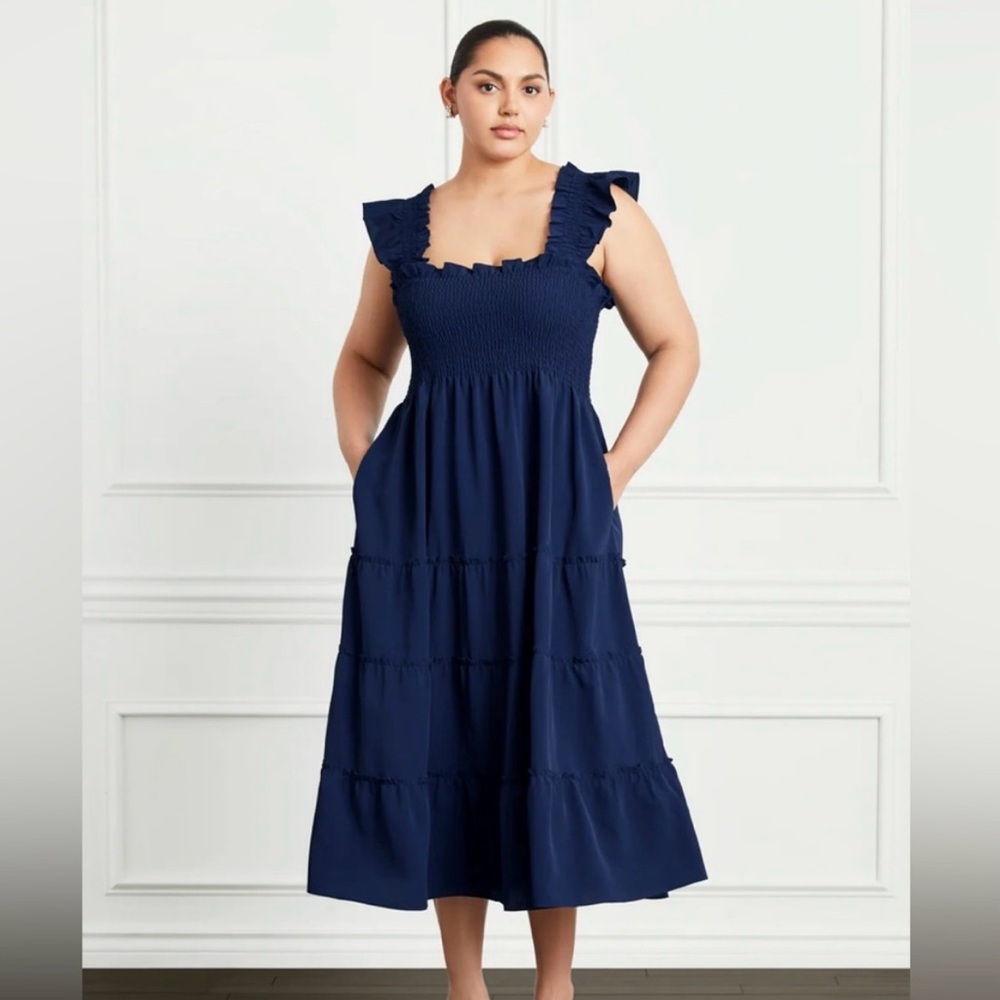 Hill House Ellie Nap Dress Size Large Navy